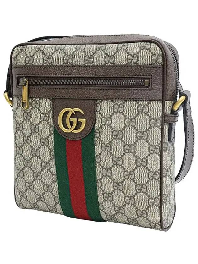 Men's Ophidia GG Small Messenger Bag Beige Ebony - GUCCI - BALAAN 5