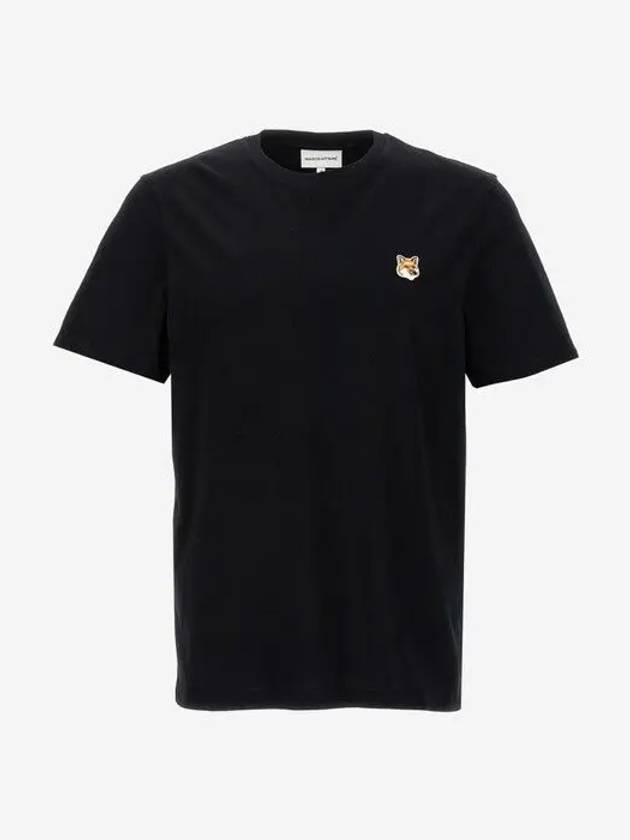 Fox Head Patch Classic Short Sleeve T-Shirt Black - MAISON KITSUNE - BALAAN 3