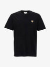 Fox Head Patch Classic Short Sleeve T-Shirt Black - MAISON KITSUNE - BALAAN 2