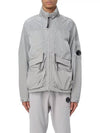 Men's Chrome-R Zip-Up Jacket Grey - CP COMPANY - BALAAN 3