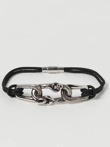 Bracciale Alexander McQueen in ottone e nylon - ALEXANDER MCQUEEN - BALAAN 1