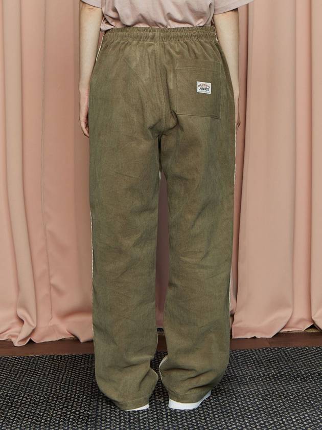 velor corduroy pants khaki - UNALLOYED - BALAAN 5