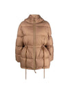 High-neck Puffer Padding Brown - ACNE STUDIOS - BALAAN 2