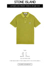 Men's Logo Patch Cotton Short Sleeve Polo Shirt Green - STONE ISLAND - BALAAN 3