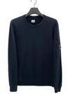 Lens Wappen Cotton Sweatshirt Black - CP COMPANY - BALAAN 2