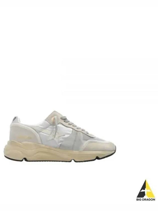 Women's Running Sole Low Top Sneakers Silver Beige - GOLDEN GOOSE - BALAAN 2