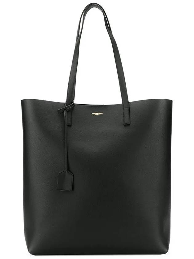 North South Shopping Tote Bag Black - SAINT LAURENT - BALAAN 2