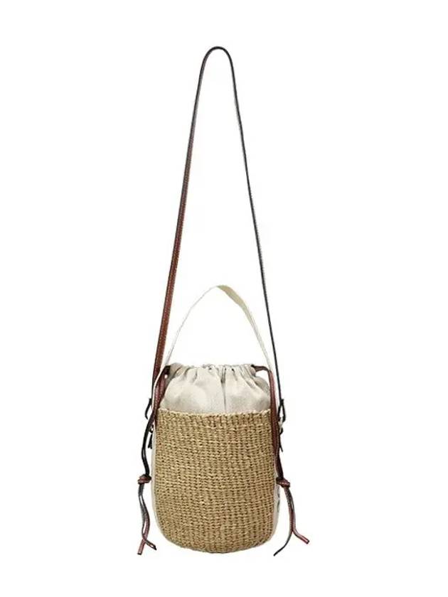 small woody logo bucket bag beige - CHLOE - BALAAN 7