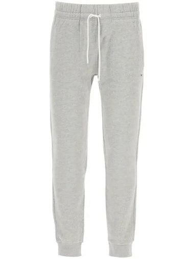 Men's Tricolor Fox Patch Track Pants Grey - MAISON KITSUNE - BALAAN 1