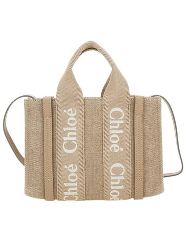 Woody Mini Tote Bag Beige - CHLOE - BALAAN 1