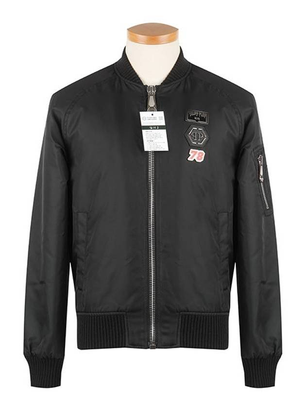 Logo Bomber Jacket Black - PHILIPP PLEIN - BALAAN 1