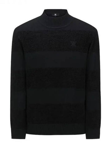 Anew Men s Knit Block High Neck Sweater BK Domestic Product GQCY23102534618 - ANEWGOLF - BALAAN 1