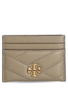 Kira Chevron Logo Card Wallet Grey - TORY BURCH - BALAAN 2