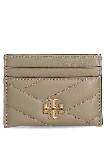 Kira Chevron Logo Card Wallet Grey - TORY BURCH - BALAAN 2