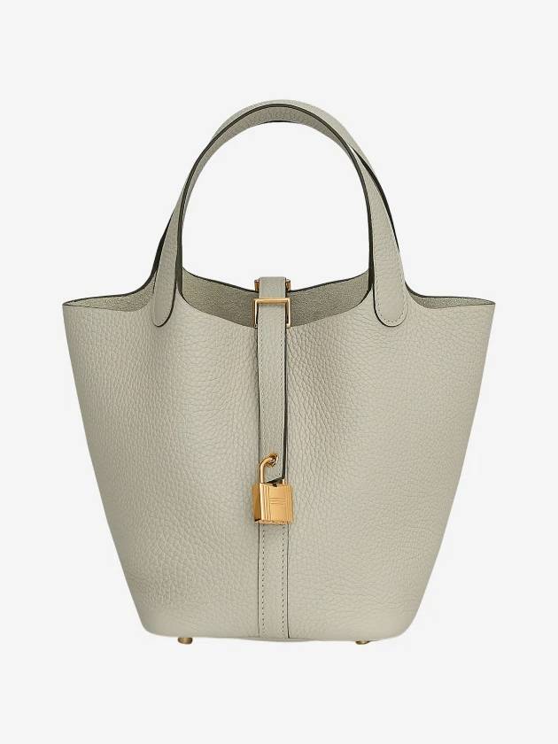 Picotan Rock 18 Clemence Gold Hardware Tote Bag Sauge - HERMES - BALAAN 2