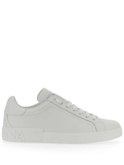 Portofino Calfskin Low Top Sneakers White - DOLCE&GABBANA - BALAAN 2