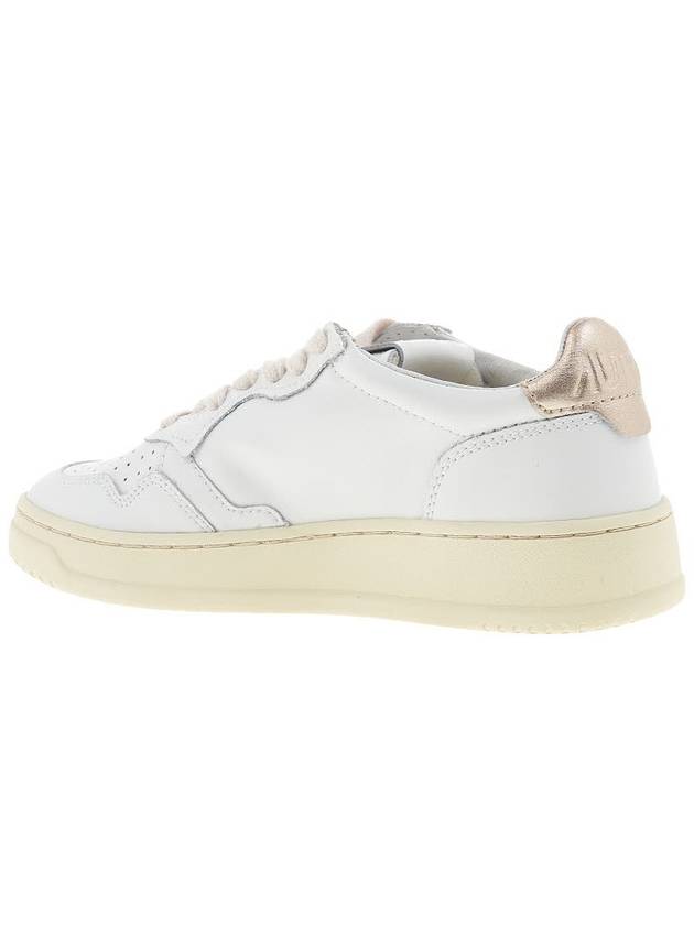 Medalist Goatskin Low Top Sneakers Gold White - AUTRY - BALAAN 4