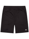 Stock Logo Sweatshort Black - STUSSY - BALAAN 2