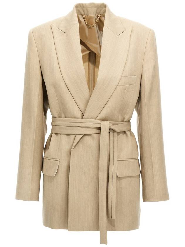 Victoria Beckham Belt Blazer - VICTORIA BECKHAM - BALAAN 1