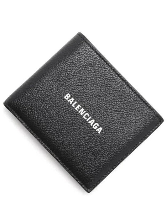 Logo Print Half Wallet Black - BALENCIAGA - BALAAN 2