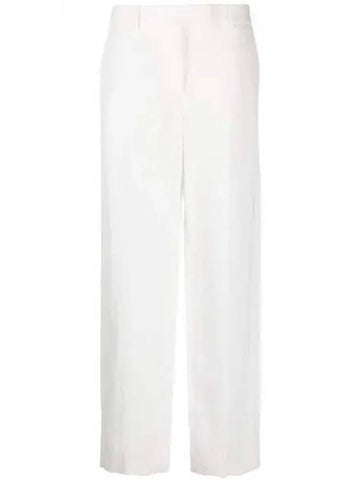 Viscose linen straight pants - FABIANA FILIPPI - BALAAN 1