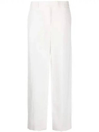 Viscose linen straight pants - FABIANA FILIPPI - BALAAN 1