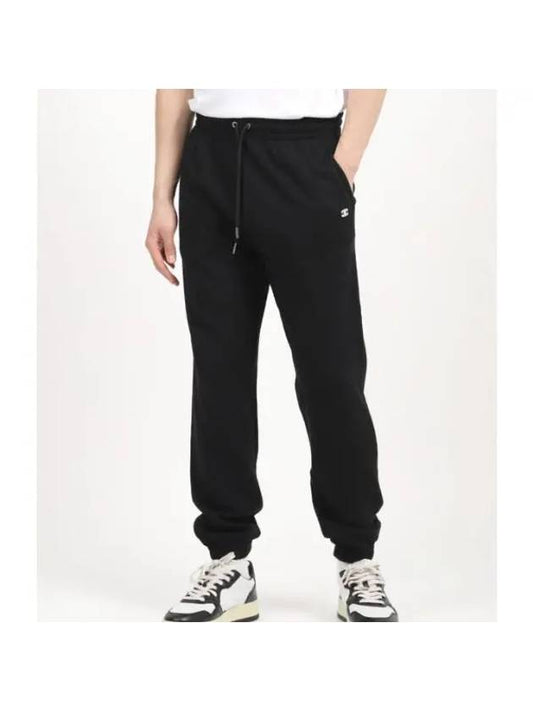 TRIOMPHE TRACK PANTS IN COTTON AND CASHMERE 2Z551450I 38AW Triomphe Cotton Cashmere Track Pants - CELINE - BALAAN 1