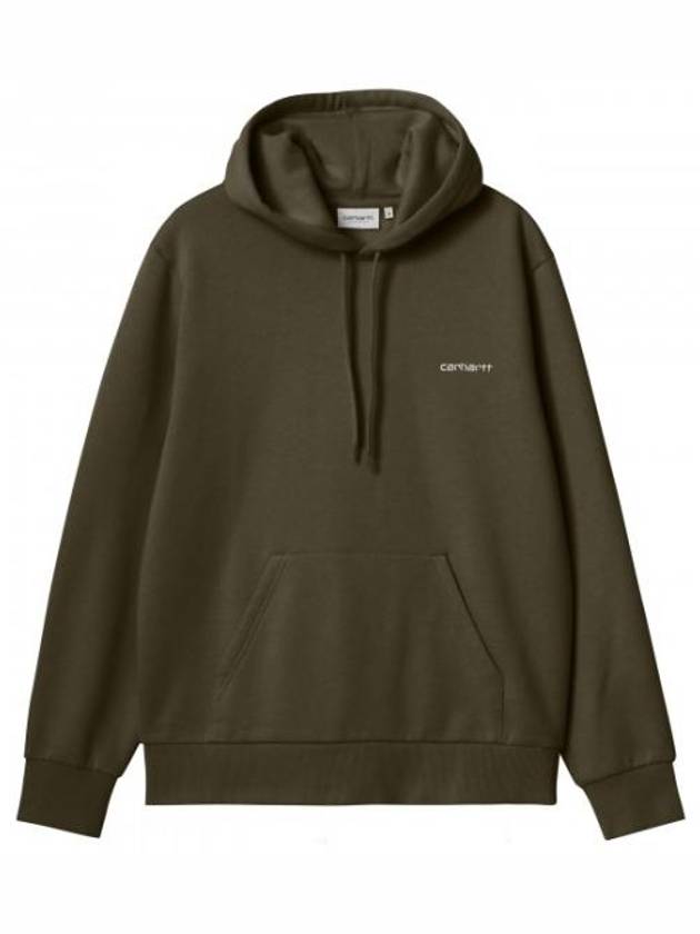 Script Embroidery Hoodie Green - CARHARTT WIP - BALAAN 2