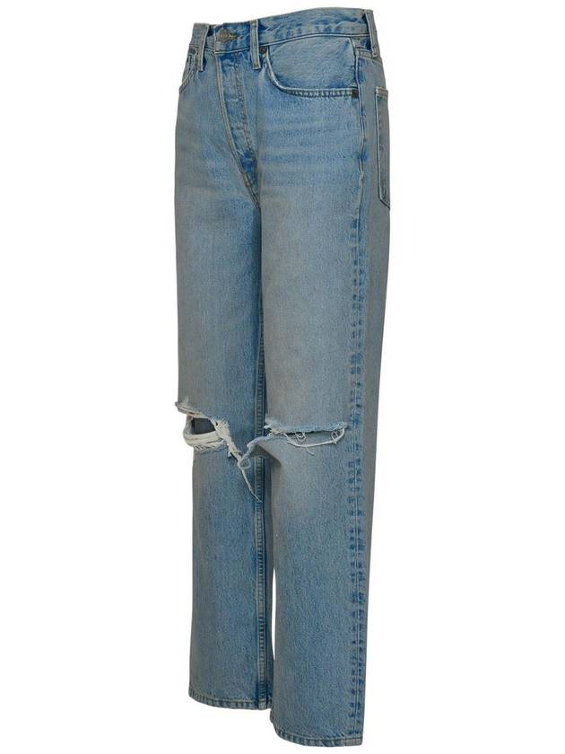 Re/Done 90S Blue Cotton Denim Jeans - RE/DONE - BALAAN 2