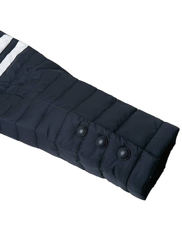 Men's 4 Bar Hooded Padding Navy - THOM BROWNE - BALAAN 6