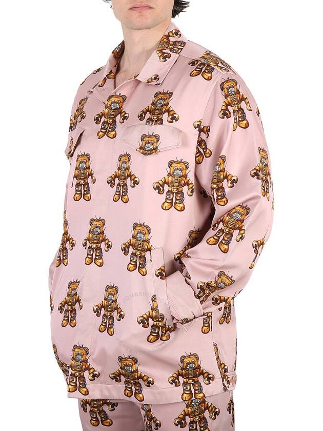 Moschino Pink Robot Bear Jacket, Brand Size 46 (US Size 36) - MOSCHINO - BALAAN 2