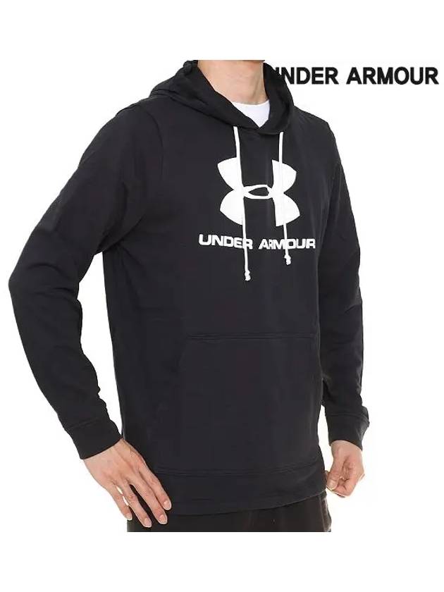 Sports style terry logo hoodie 1348520 001 - UNDER ARMOUR - BALAAN 2