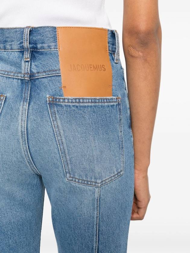 Le De Nimes Court Straight Jeans Blue - JACQUEMUS - BALAAN 6