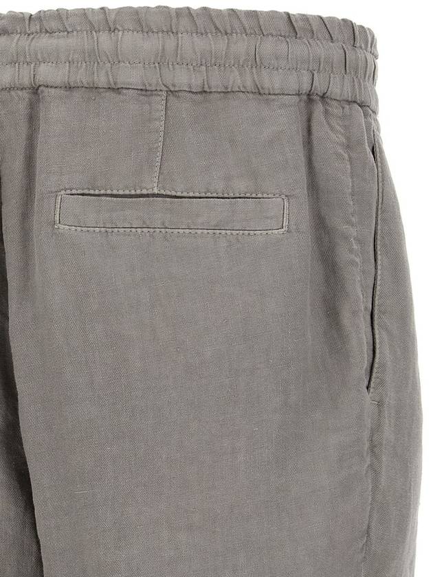 Brunello Cucinelli Linen Bermuda Shorts - BRUNELLO CUCINELLI - BALAAN 4