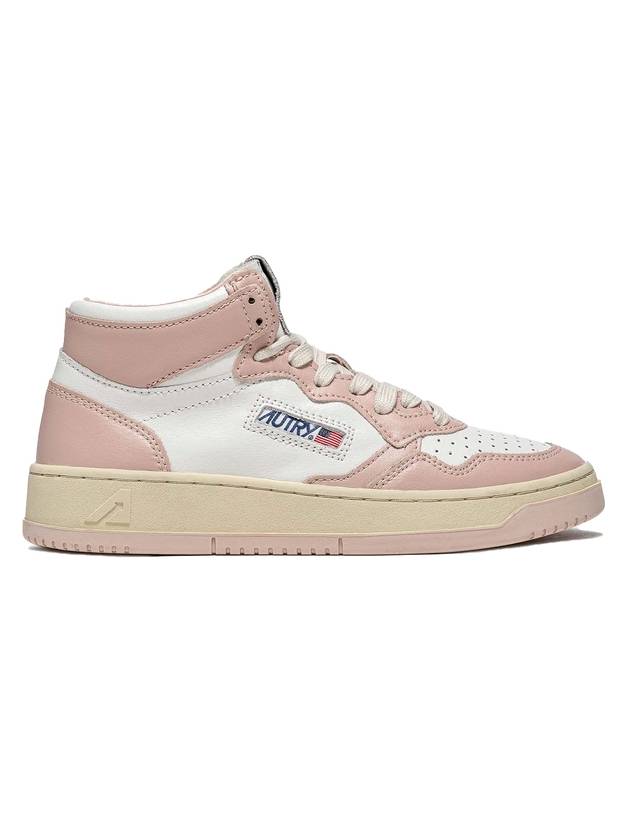 Medalist mid-top sneakers pink white - AUTRY - BALAAN 1