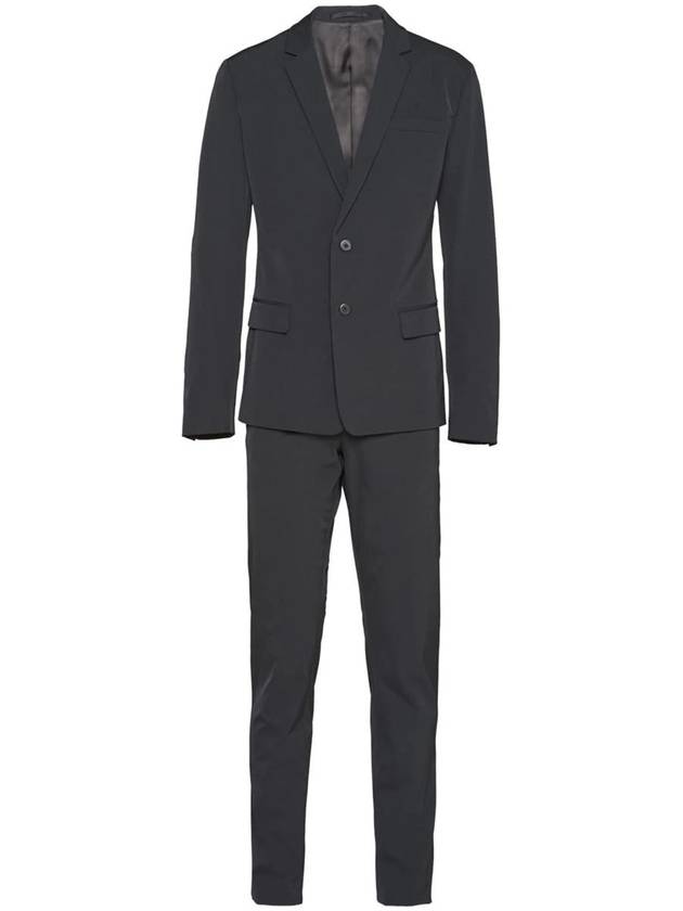 single breasted stretch suit black - PRADA - BALAAN 2