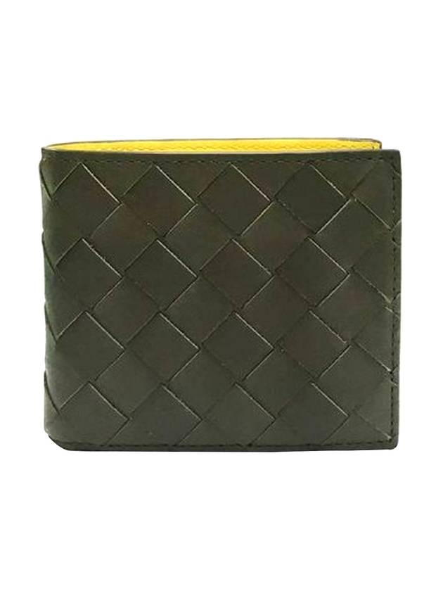 Intrecciato Coin Perth Half Wallet Camping Yellow - BOTTEGA VENETA - BALAAN 1