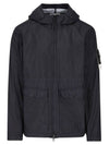 Waffen Patch Membrana Hooded Jacket Avio Blue - STONE ISLAND - BALAAN 2