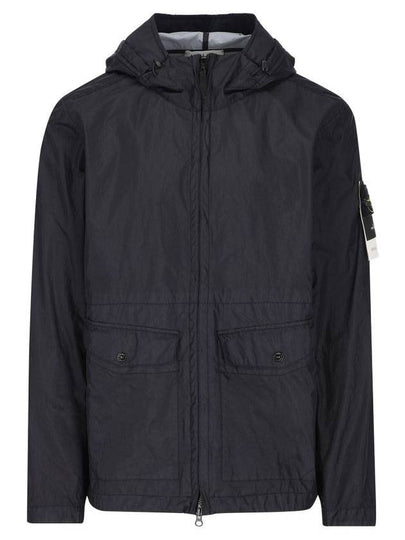 Garment Dyed Crinkle Reps R Nylon Jacket Black - STONE ISLAND - BALAAN 2