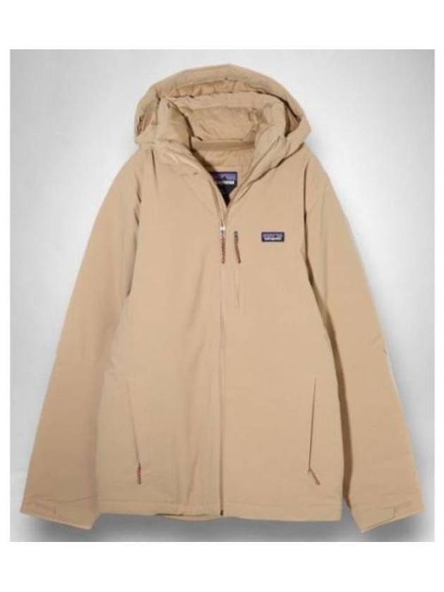 Men's Insulated Quandary Hooded Jacket Grayling Brown - PATAGONIA - BALAAN 3