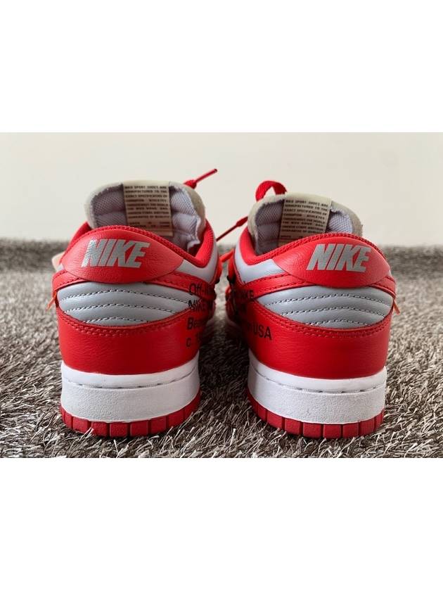 X Off White Dunk Low University Red 6 5 255 - NIKE - BALAAN 7