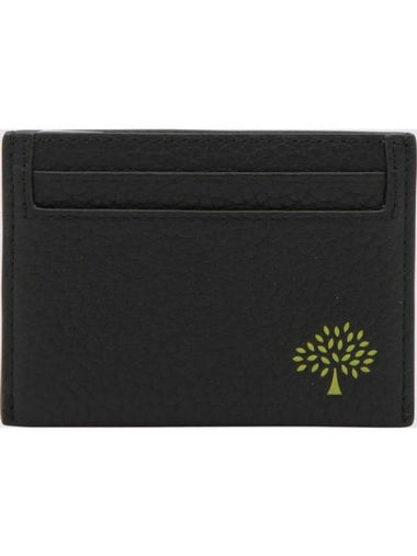 Embossing Card Wallet Black Green - MULBERRY - BALAAN 1