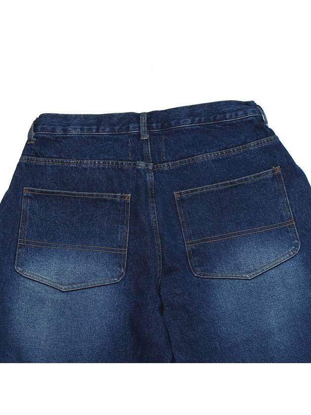 Washing Denim Bermuda Pants Blue - OGARP - BALAAN 6