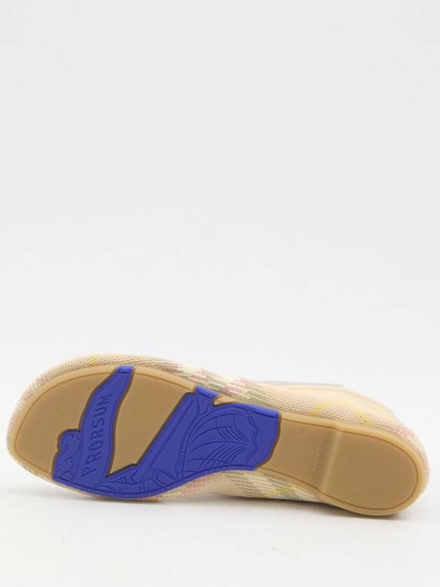 Check knit Baby ballerinas - BURBERRY - BALAAN 4