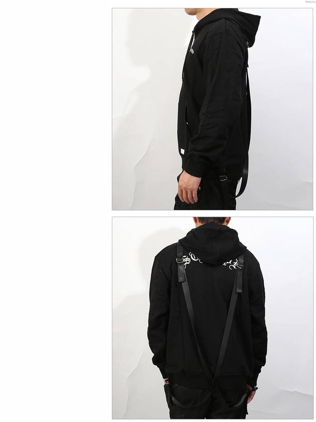 Strap Logo Hood SLA M2086HD BLACK - STAMPD - BALAAN 3