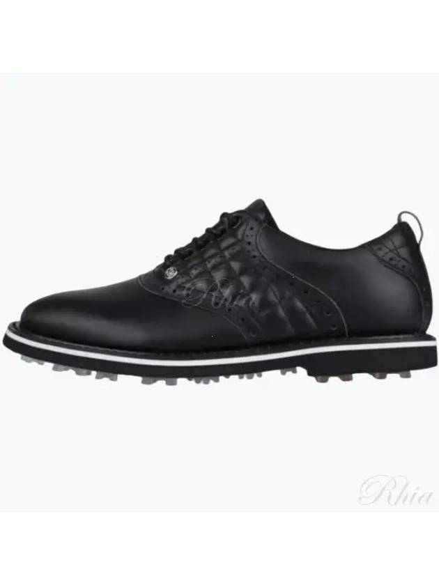 Quilted Saddle Gallivanter Spike Shoes Black - G/FORE - BALAAN 2