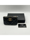 19 Mini Pouch Lambskin Black Gold Plated - CHANEL - BALAAN 5