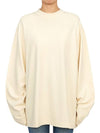 Crew Neck Long Sleeve Sweatshirt Chalk - LEMAIRE - BALAAN 2