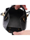 V Logo Signature Mini Bucket Bag Black - VALENTINO - BALAAN 7