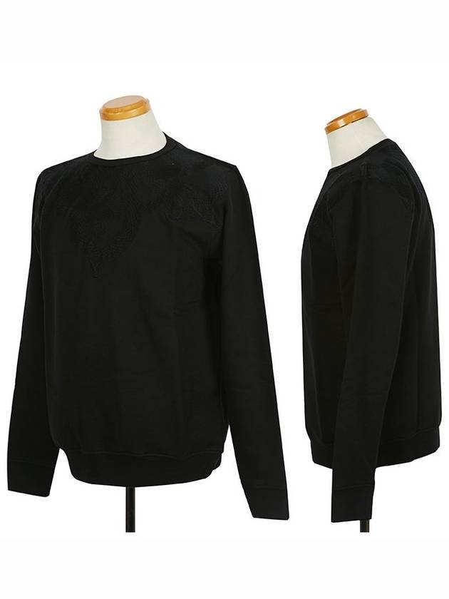 EM2012 MOOM SNAKE black embroidery sweatshirt - MARCELO BURLON - BALAAN 2